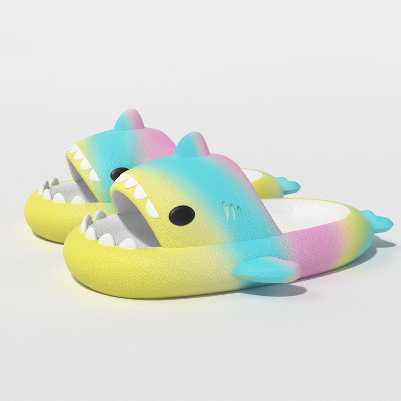 Rainbow Shark Slippers By SharkSlippy™